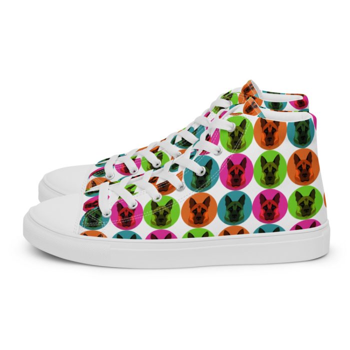 Men’s high top canvas shoes - Image 2