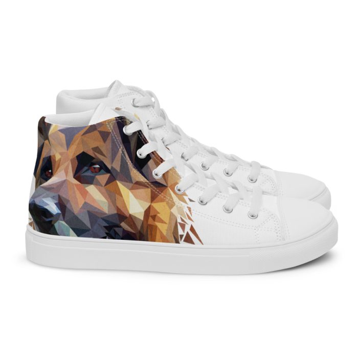 Men’s high top canvas shoes
