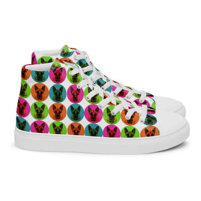 Men’s high top canvas shoes