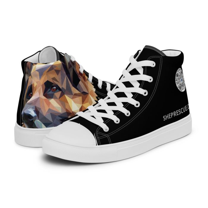 Women’s high top canvas shoes