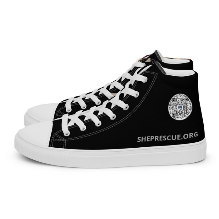Women’s high top canvas shoes - Image 3